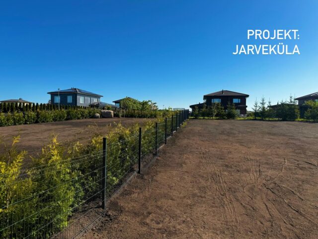 Sillutuskivide paigaldus ja murualade rajamine. 2025 jarveküla